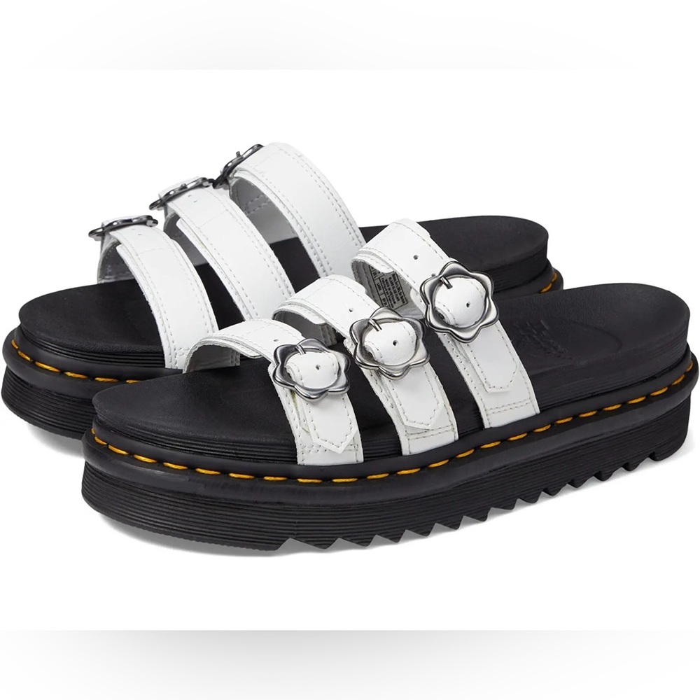 Dr.Martens Blaire Slide Flower Sandals sz 8
